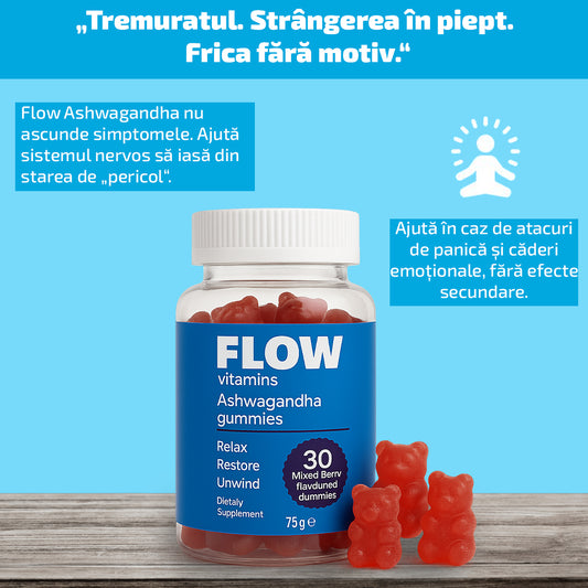 Flow®️ – Ursuleți cu Ashwagandha