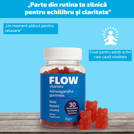 Flow®️ – Ursuleți cu Ashwagandha