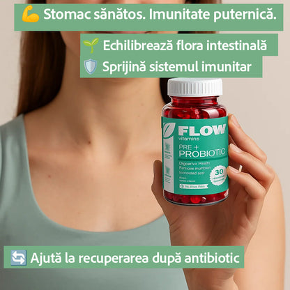 Flow®️ Pre+Probiotic – Echilibru Interior, încredere Exterioară