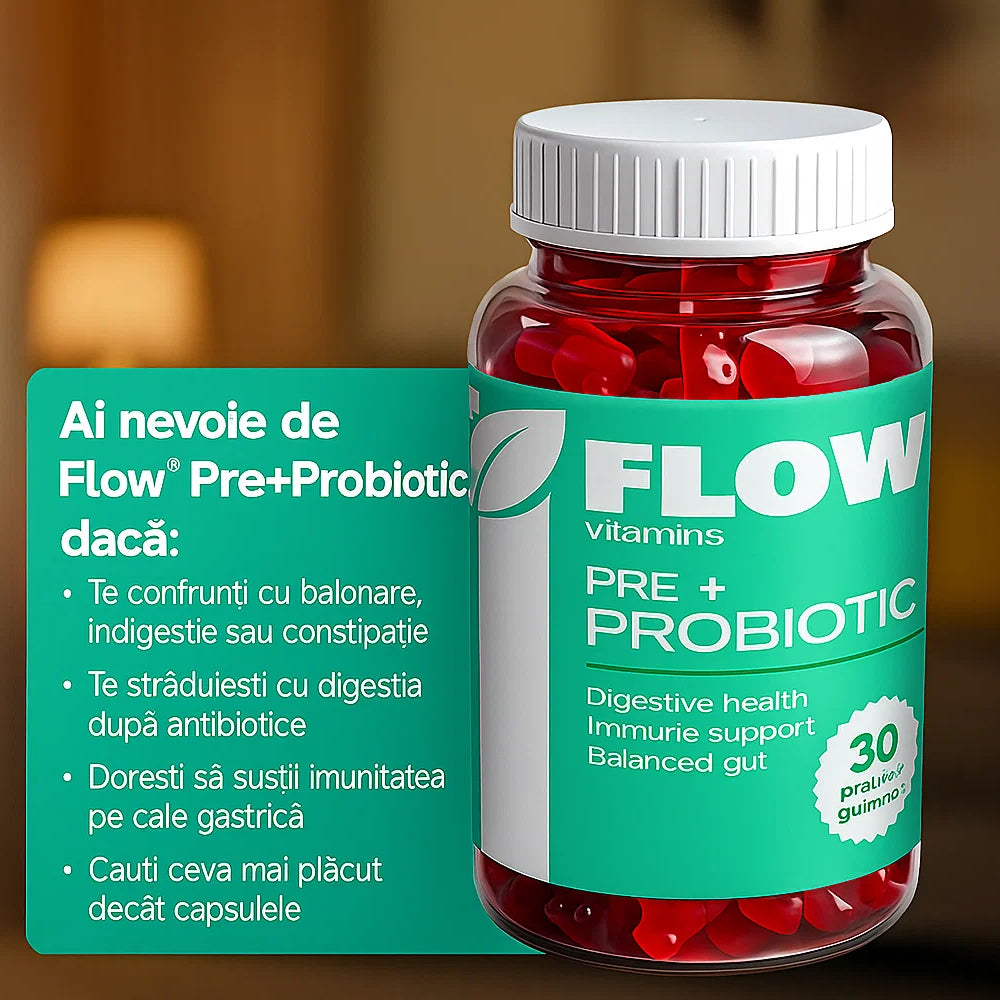 Flow®️ Pre+Probiotic – Echilibru Interior, încredere Exterioară