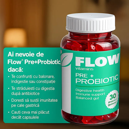 Flow®️ Pre+Probiotic – Echilibru Interior, încredere Exterioară