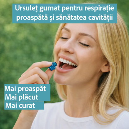Flow – ursuleți gumați pentru respirație proaspătă și igienă orală