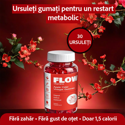 Flow - Oțet de Mere Sub Formă De Ursuleți Gumați