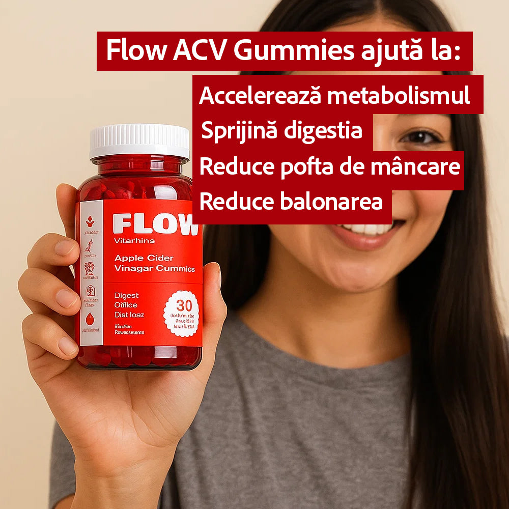 Flow - Oțet de Mere Sub Formă De Ursuleți Gumați